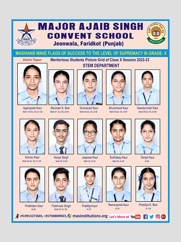 major ajaib singh convent school