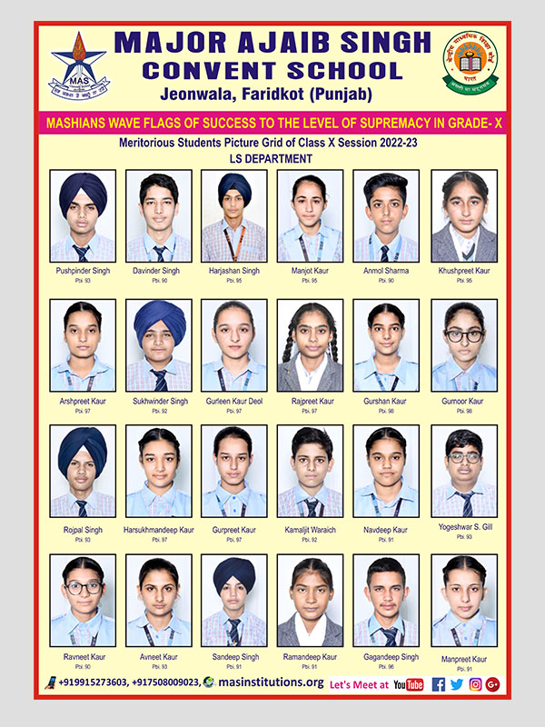 major ajaib singh convent school